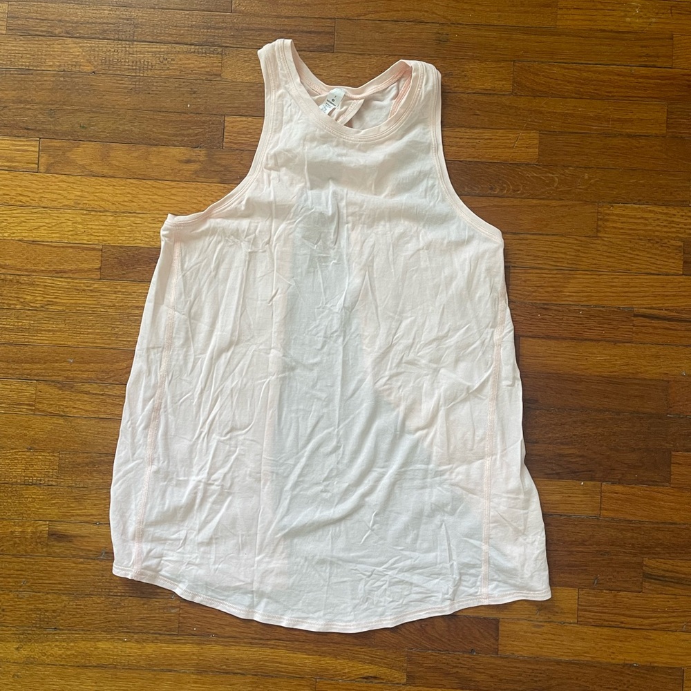 NWOT Lululemon All Tied Up Tank Light Pink Sz 2